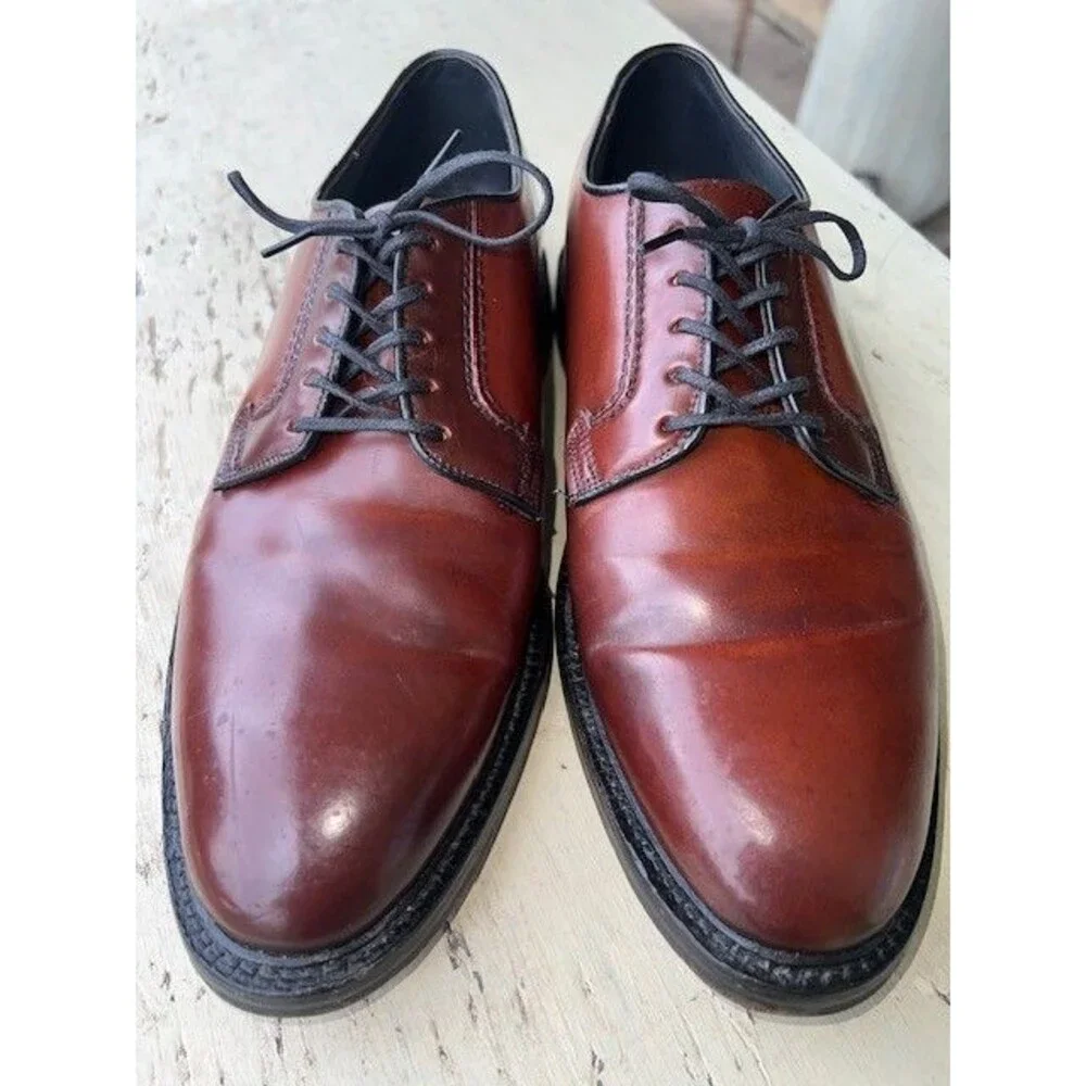 HANOVER (U.S.A.), Brown SHELL CORDOVAN Blucher (Derby), Circa 1980 Mn’s Sz 11E/C